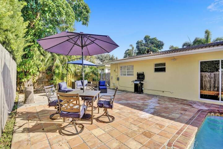 Beautiful 4 Bedrooms/Pool/Walk To Beach Дирфилд Бич Экстерьер фото